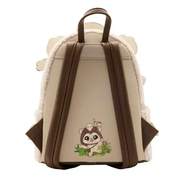 Loungefly Star Wars Limited Edition Logray Ewok Plush Cosplay Mini Backpack - Picture 3 of 9